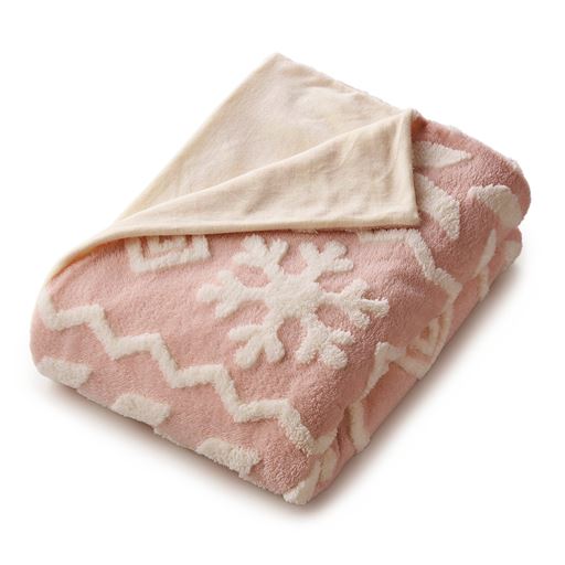 ピンク(雪柄)<br>たたんだ状態