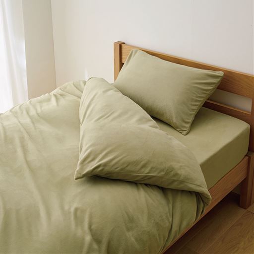 オリーブグリーン ※商品は掛け布団カバーです。<br>※枕カバーはCR-752、ボックスシーツはCZ-665を使用しています。