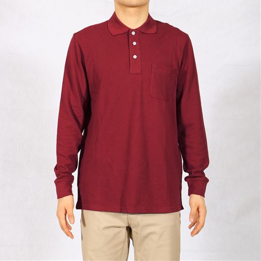 フロント<br>ディープレッド着用