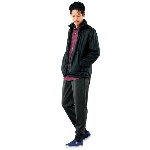 チャコールグレー コーディネート例