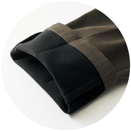 裏起毛が心地よくあったか