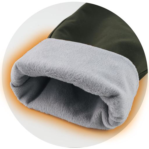 肌ざわりがよく、あたたかいシャギー素材