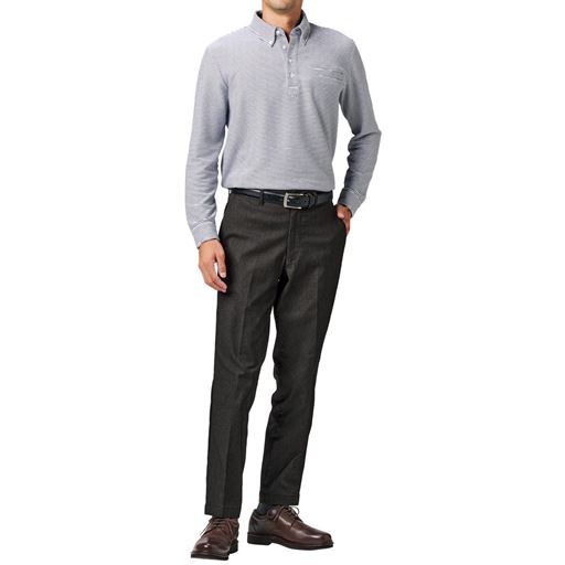 チャコールグレー コーディネート例