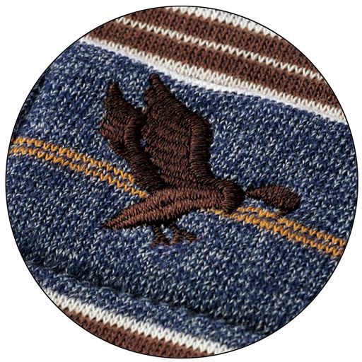 左胸ポケットに刺しゅう