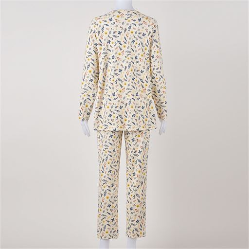 クリーム系 バックスタイル 上下セット