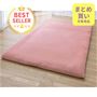 ローズピンク<br>ふんわりかる～いマイクロフリースの敷き布団カバーです。