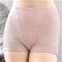 ゴムや縫い目が肌にあたりにくいから肌にやさしい!綿混ショーツ <br>シェードピンク着用例