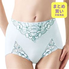 ショーツ(綿混ストレッチ・はき込み丈深め)(背中すっきりブラのコーディネートショーツ)