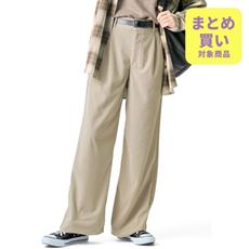 コーデュロイワイドパンツ