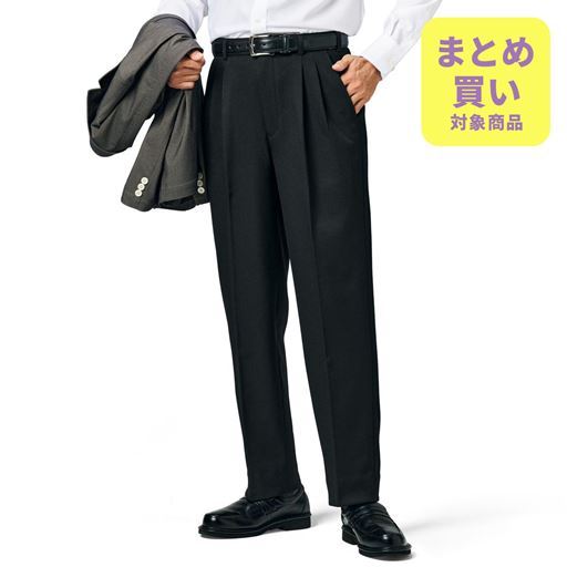 裏フリーススラックス(ツータック)