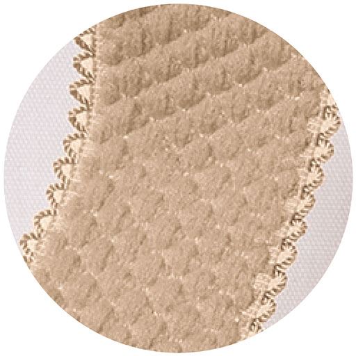 〈肌側〉 肌側はポコポコストラップですべりにくい