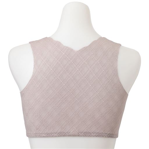 大きな面でしっかり支える幅広でパワーのあるレース お肉をすっぽり包み、段差レスですっきり。 (1)切りっぱなし仕様