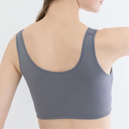 ネイビー バックスタイル 背中を広くカバー