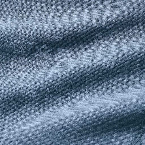 洗濯表示はプリントで肌あたり快適。