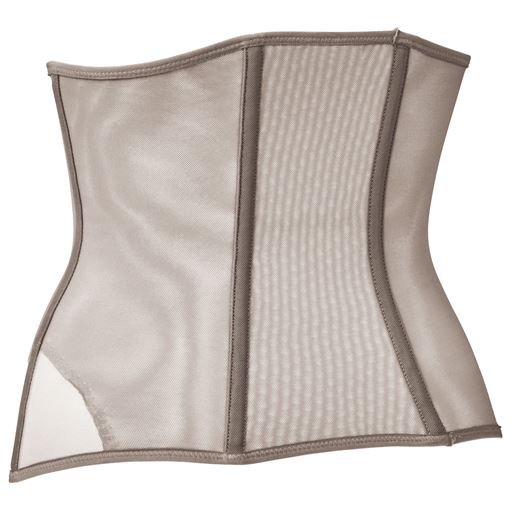 (1)両脇、バック計4本のコイルボーンでくびれをキープして美背中をメイク。