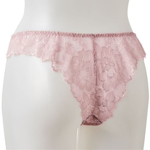 E (タンガ)バックスタイル<br><br>※タンガとは…ヒップ部分がT字型になっているショーツで、ヒップ全体を隠さないデザインです。