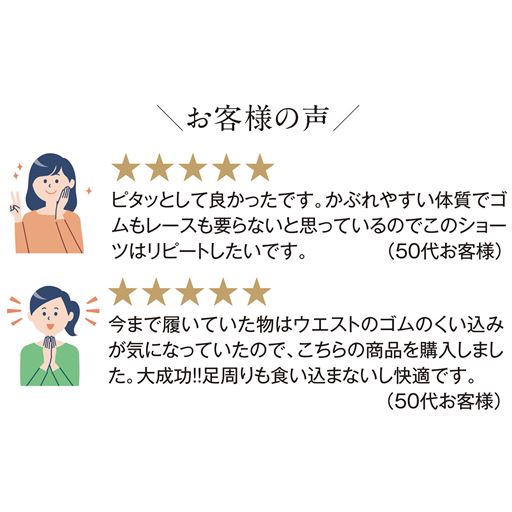 高評価いただいています!