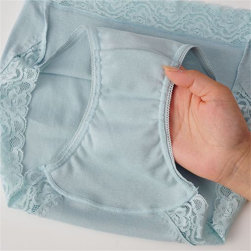 Q(ブルーグリーン系) マチ肌側