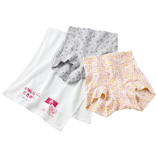 セットA(ピンク系+グレーモク+温泉タオル)