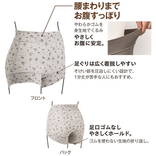 お腹～腰回りまで、深々すっぽり