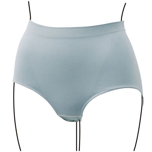 フロント (1)ウエストゴムなしお腹が苦しくなりにくい(2)縫い目が少ない縫い目はアウターにラインがひびきにくい。(3)足口ゴムを見直しましたくい込みにくい仕様