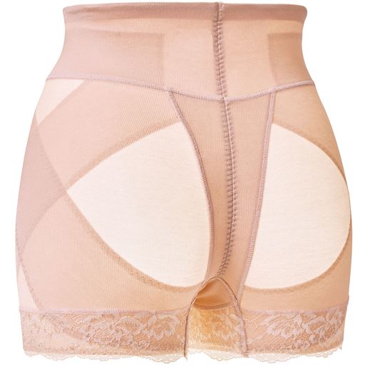 (1)T字のパネルが骨盤底筋まわりを持ち上げるようにサポート バック