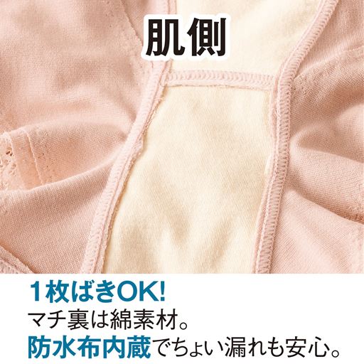 マチには防水布を内蔵!