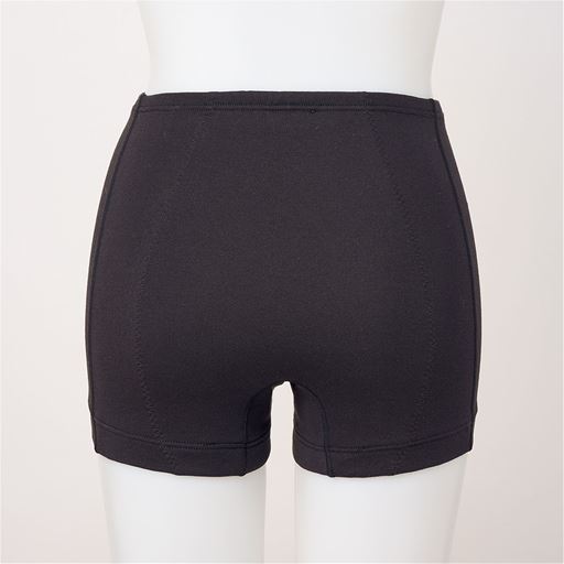 A(ブラック) バックスタイル 1分丈