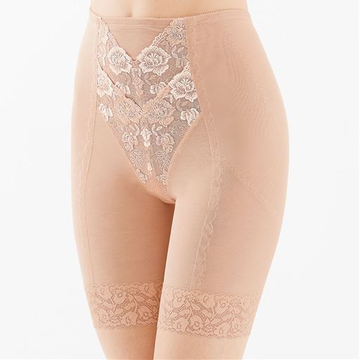 セットB(ピーチベージュ) 着用例 股下約16cm