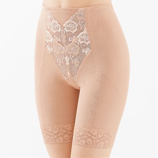 セットB(ピーチベージュ) 着用例 股下約16cm