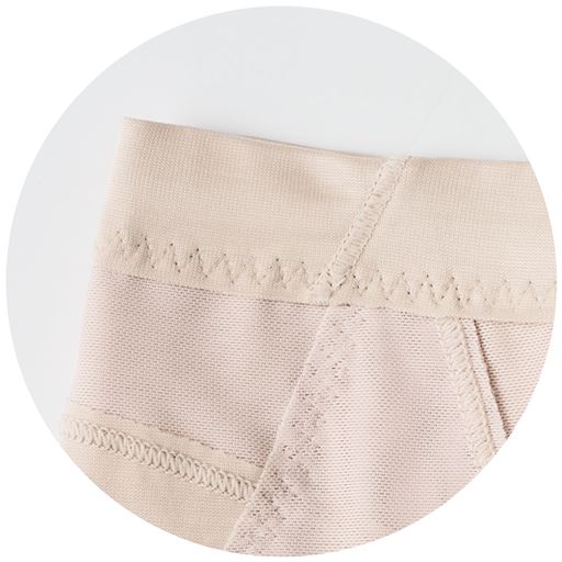 【ウエストゴムのくい込みが気になるという声にお応えしました!】折り曲げ幅が広く、ゴムがなくてもしっかり安定