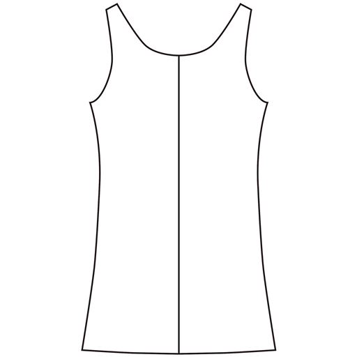 バックスタイル ※身丈95cmと110cmのみバックスリット入り