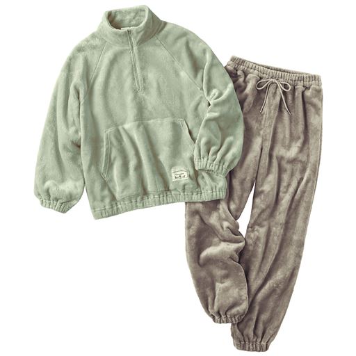 ペールミント(パンツ:グレージュ) 上下セット