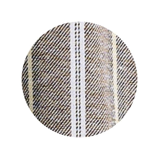 ベージュパンツ(ブラウン系ストライプ)柄アップ