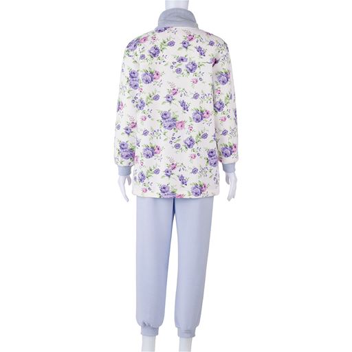 パープル バックスタイル 上下セット