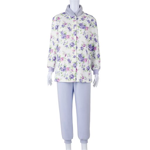 パープル フロントスタイル 上下セット