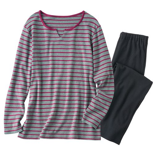 ローズワイン(パンツ:ブラック)