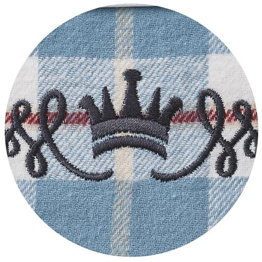 アンティックブルー<br>刺繍