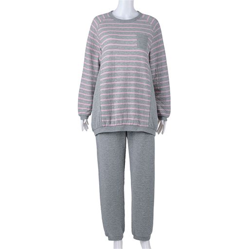 グレー フロントスタイル 上下セット