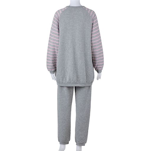 グレー バックスタイル 上下セット