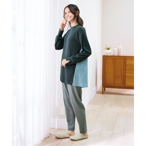 チャコールグレー 着用例(プルオーバー:NH-1225)