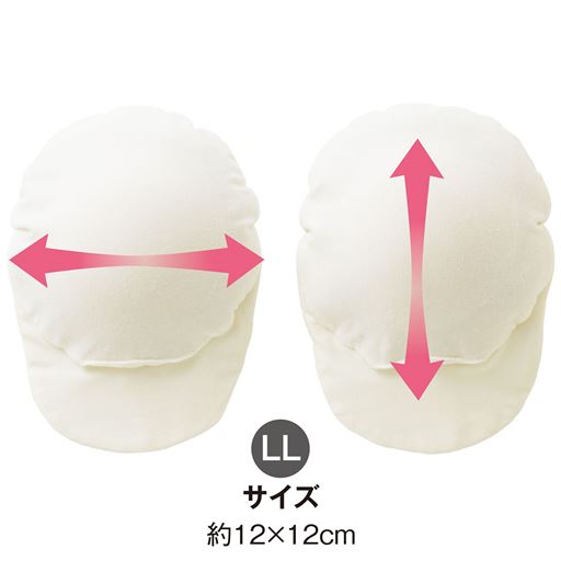 2個セット 手洗い可能 LLサイズ 厚さ約6cm 約12×12cm