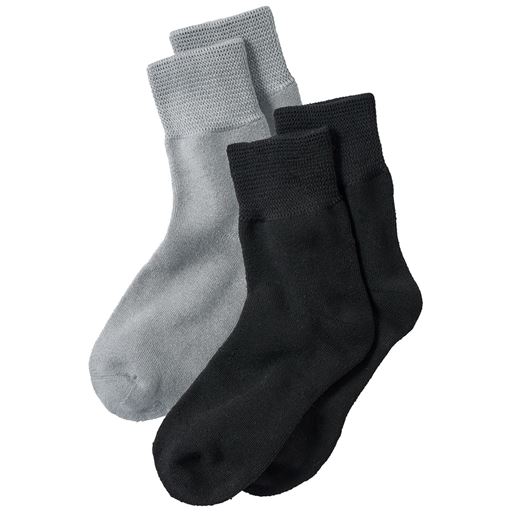 A(グレー・ブラック) 色・柄違い2足組