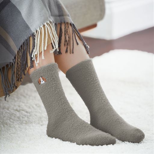 履いた瞬間とろけそうな肌ごこち♪ スモークグレー着用例