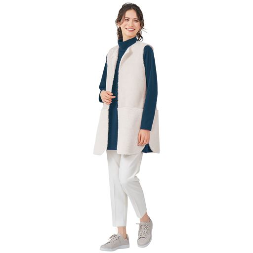 ブルーグリーン コーディネート着用例