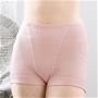 ゴムや縫い目が肌にあたりにくいから肌にやさしい!綿混ショーツ <br>シェードピンク着用例