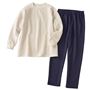 アイボリー(パンツ:ネイビー) 上下セット