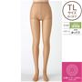 サラっと薄手で素肌感が綺麗なストッキング。穴が開いても広がりにくい、ノンラン編みタイプ。