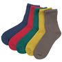 G(ネイビーブルー/レッド/ダークグリーン/マスタード/モカ) 色違い5足組