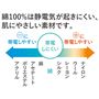 綿100%は静電気が起きにくい、肌にやさしい素材です。